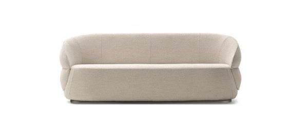 The scuptural Clip Sofa by Nika Zupanc for Ditre Italia is visionary is its design - Front View