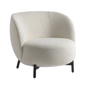 The ethereal, cloud-like Lunam Armchair by Patricia Urquiola for Kartell - Front VIew