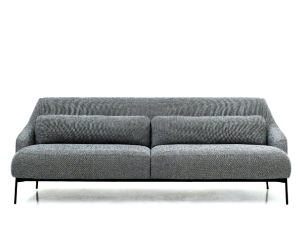 The Lima Sofa designed by Claesson Koivisto Rune for Tacchini in Grey - Front View
